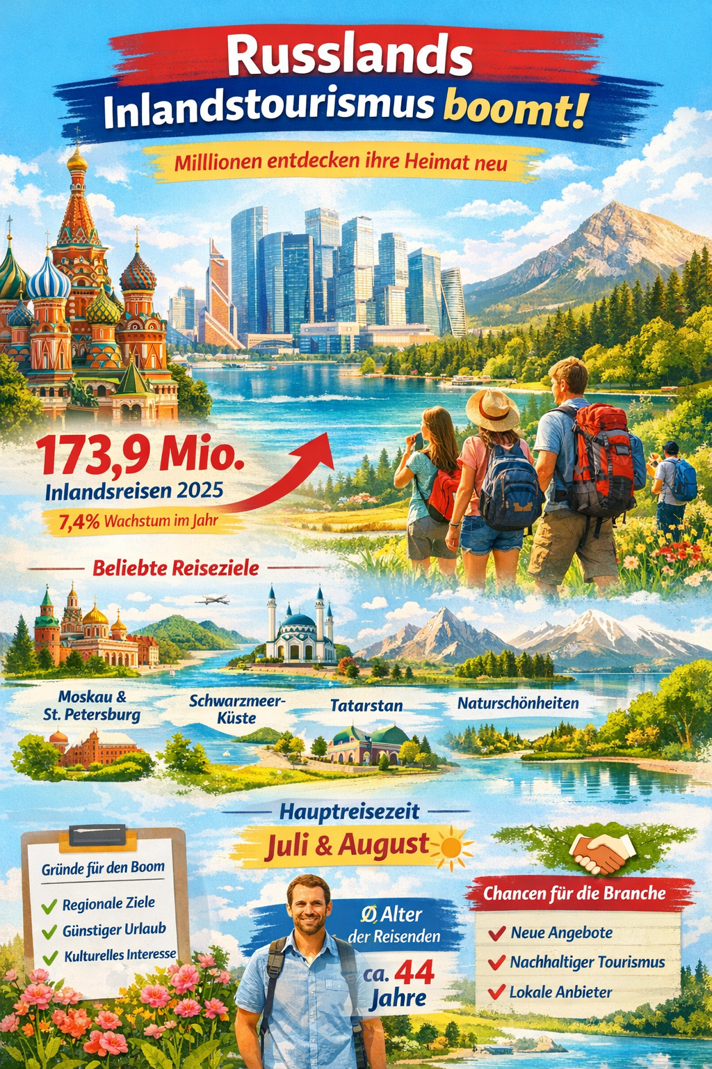 Russland Tourismus